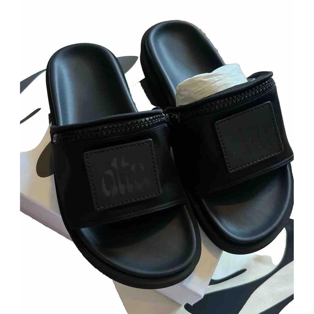 NIB Altuzarra Logo Slides With Zipper